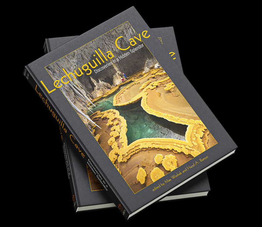Lechuguilla Cave: Discoveries in a Hidden Spelndor (3D mockup two books)
